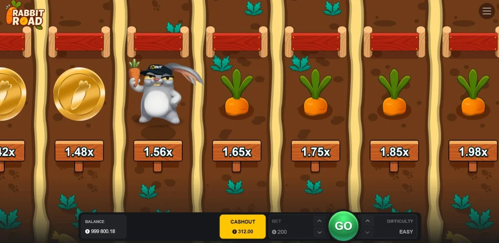 rabbit road easy mode